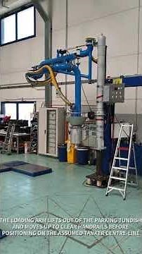 Tanker Truck Loading. Carbis Loadtec Semi Autoload Factory Test