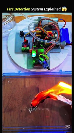 How Fire Detection System Works 🔥🚨 #shorts