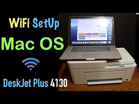 HP deskJet Plus 4130 WiFi SetUp Mac OS, review !!