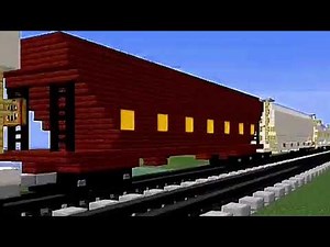 Minecraft CSX World's longest Manifest train in Worldwide animation