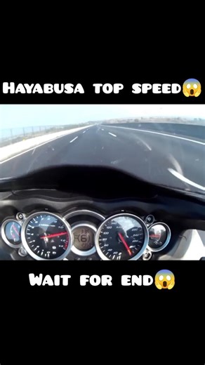 Suzuki Hayabusa Top Speed 🏍️🔥 | Ultimate Speed Test #shorts