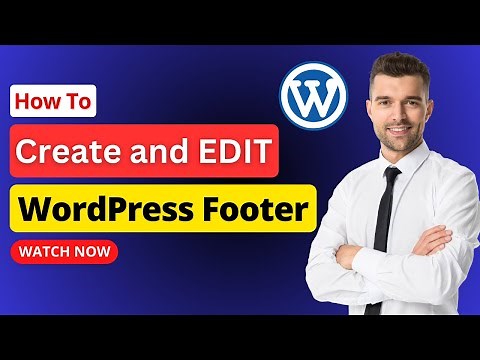 How to Create and Edit WordPress Footer | Build WordPress Footer Menu | Kadence | Full Site Editing