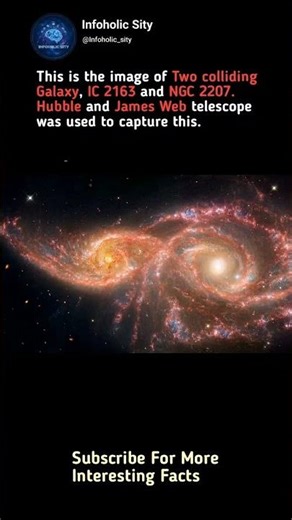 When Galaxies Collide: The "Mask" of IC 2163 and NGC 2207 🎭