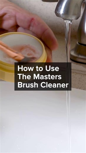 26K views · 422 reactions | Cleaning your brushes the right way helps...