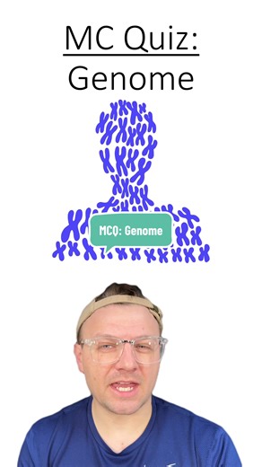 MC Quiz: Genomics #biology #science #genetics #learnontiktok #edutok | Quiz