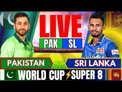 🔴T20 WC : Pakistan vs Sri Lanka world Cup live match Score | PAK vs SL Live cricket Match Today