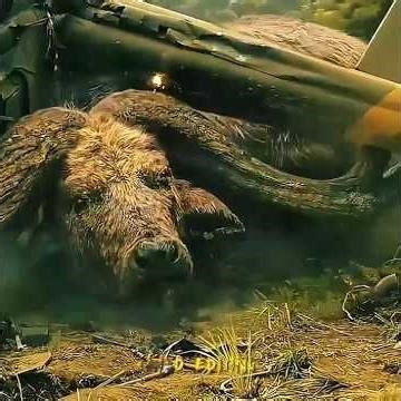 A Man Trying to Save a Cow, But He Saw Was Unbelievable |Headlights feat KIDDO(Slowed) #shorts #edit