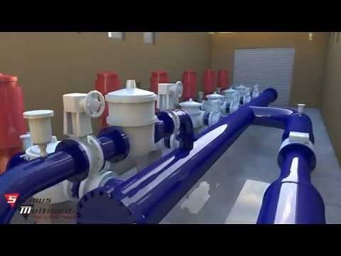 Water Pump Station 3D Animation Presentation