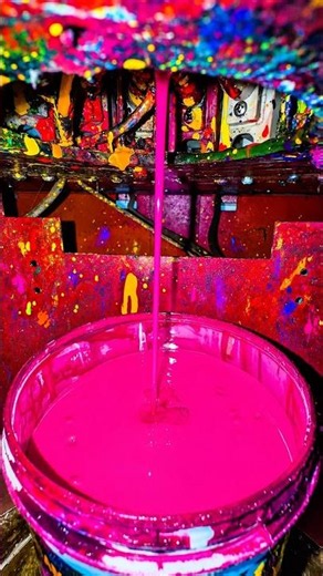 How to Make Candy Pink Color 🎨 | Satisfying Color Mixing #colour #usa #paintmixing