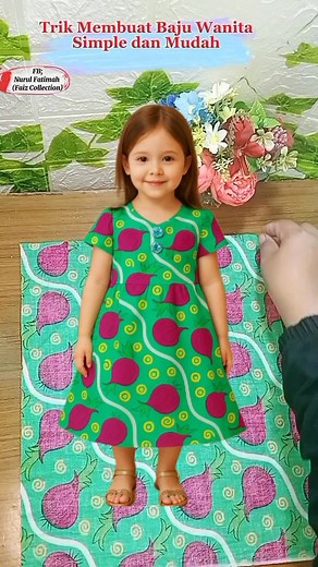 306K views · 36K reactions | Metode Termudah "Easiest method" . . #polabajuwanita #cuttingidea #designdress #trikmenjahit #sewingtutorial #menjahit #reels #penjahit #tips #sewing #viral #tutorial #trending #fypviral #fbpro #fyppp #tipsandtrik #dress #reelsjahit #fyp #tailor #stiching #costura #fashion #fblivestyle #sewingdiy #DIY #fashionstatement #design #nurulfatimah | Nurul Fatimah | Facebook