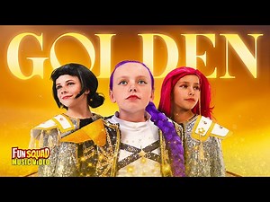 “Golden” From the KPop Demon Hunters Movie Fun Squad Music Video Cover | Fun Squad - Videos For Kids