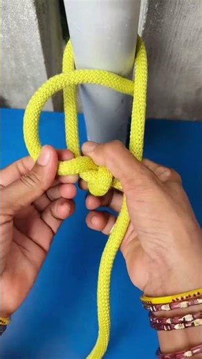 Adjustable knot!! #rope