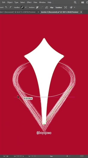 How to make logo using pen tool in illustrator #photoshop #illustrator #artist #art #graphicdesign