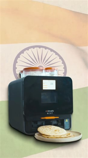 From 5000 years of roti tradition to AI-powered automation — proudly made in India, ready for the world. #HappyIndependenceDay #RotimaticNext | Rotimatic