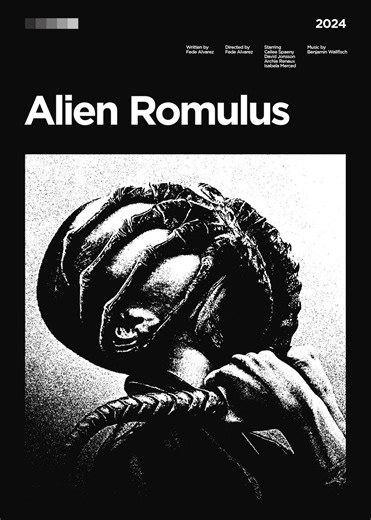 'Alien Romulus' Poster, picture, metal print, paint by Geral Dwi Cahyo | Displate