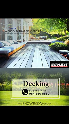 The Showroom | Transform your outdoor space with the natural beauty and long-lasting strength of Eva-Last Bamboo Composite Decking! At Wood & Timber... | Instagram