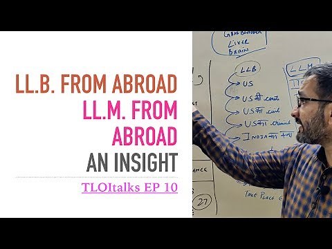 TLOItalks Ep 10 | LL.B from Abroad | LLM from Abroad | Worth it?