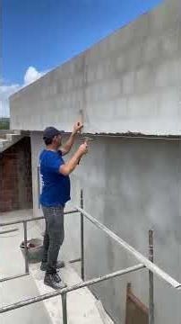 PARTE1 Acabamento no beiral olha essa dica 👇😀#casaemconstrução #obra #casanova #construção #pedreiro