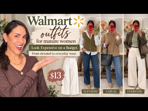 WALMART OUTFITS FOR MATURE WOMEN| OUTFITS THAT LOOK AND FEEL EXPENSIVE