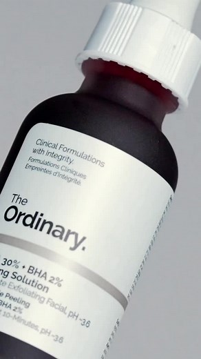 A red serum at night, is a skincare delight 🩸 Use our advanced-level exfoliating peel 1-2x per week in the PM to smooth, brighten and reduce signs of congestion. Always remember to patch test ☺️ | The Ordinary
