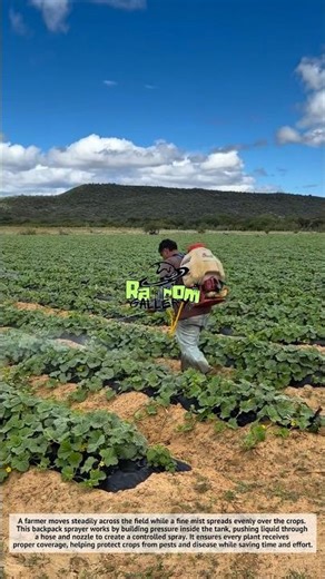 Backpack Sprayer in Action! Fast & Efficient Farming Tool 🌱