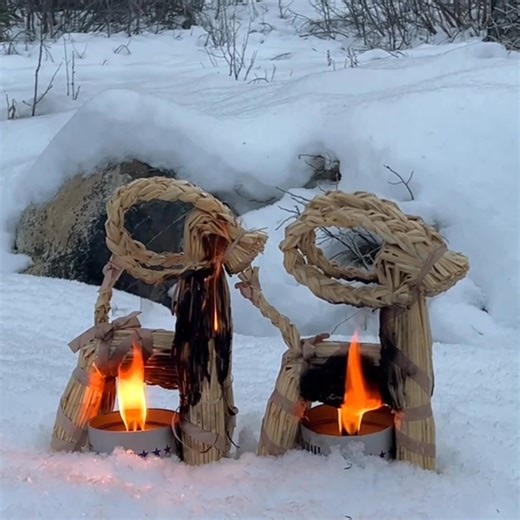 The Gävle Goat, built every year from wood and straw, is famous around the world. Mostly for not making it through the holiday season as burning the Goat down seems to be part of the Christmas tradition, even though it is illegal. As a Gävle-based company, we decided to put our own tiny straw-goat duo to the test: one treated with a fire-resistant coating enhanced with Quartzene, and one left completely untreated. 🔥🧯 The result? The Quartzene-coated goat stayed calm… while its untreated compan