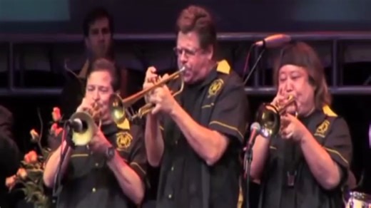 215K views · 4.1K reactions |  Maynard Ferguson Tribute - Gonna Fly Now (Theme from Rocky Balboa)! Eric Miyashiro - Wayne Bergeron - Patrick Hession - TRUMPET SOLOS! #TrumpetHeroes #TrumpetMasters #BigBand #Music #Awesome #MaynardFerguson Andrea Tofanelli - Stan Mark - Joe Mosello - Scott Englebright - Serafin Aguilar - Walter White - Lew Soloff - Carl Fischer - Kenneth Robinson. | Trumpet Lovers | Facebook