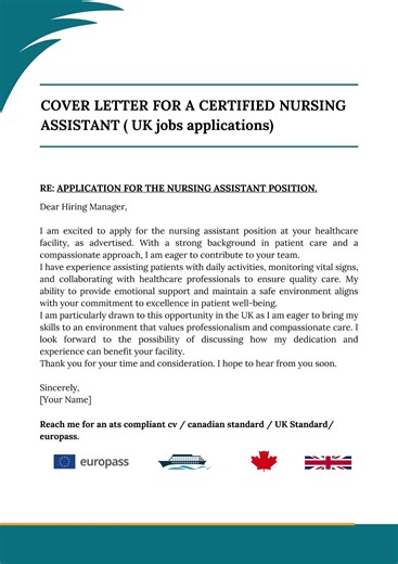 Crafting an Effective Nursing Assistant Cover Letter