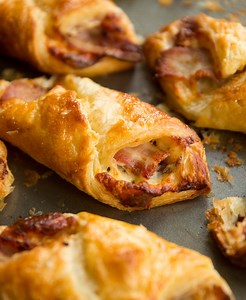 Cheese and Bacon Turnovers