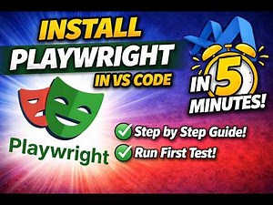 Install Playwright in VS Code in 5 Minutes | Beginner Step-by-Step Guide