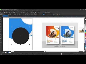 Modern Business Cover Page Design Trends in CorelDRAW 2025