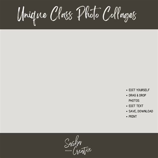 First Grade Graduation Photo Collage Poster (canva Template) - Etsy UK