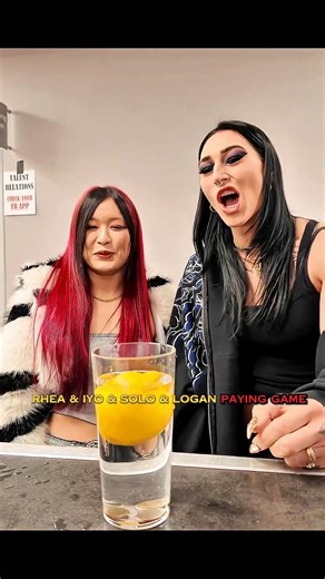 Rhea Ripley & Iyo Sky Funny Moments paying Game Edit! 😂 #wwe #rhearipley #iyosky #edit #shorts