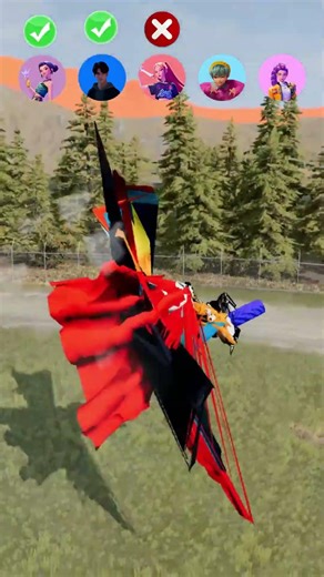 Big & Small Superman cars VS 3D madel - BeamNG.Drive