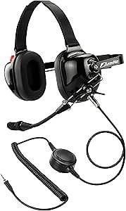 Arrowmax AHDH0032-BK-Y2 Noise Isolating Headset for Motorola Vertex Standard VX-6E, VX-6R, VX-7E, VX-7R