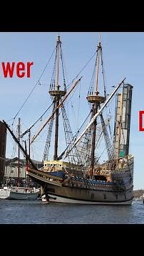 Mayflower collides with Drawbridge on the Mystic River