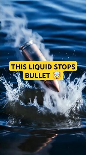 How Liquid Armour Can Stop a Bullet 🤯 #science