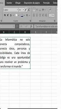 Así se ve PROFESIONAL tu Excel: Combinar, Ajustar y Justificar Celdas (FÁCIL) paso a paso #excel