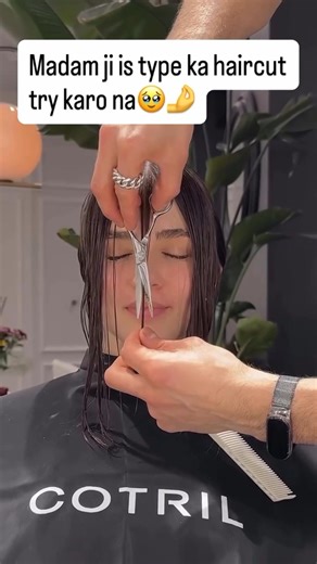 popular, stylish cut that provides volume and frames the face #shorts