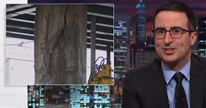 John Oliver relives the sausage sandwich that saved I-95