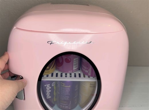 Watch Key Features and Honest Review Pink Mini Fridge on Amazon Live