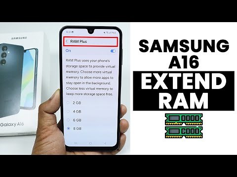 How to Increase RAM on Samsung A16 - Enable RAM Plus