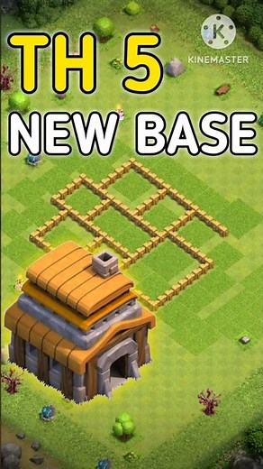DESAIN BASE WAR TERKUAT TH 5 Clash of Clans - New base #coc #supercell #game