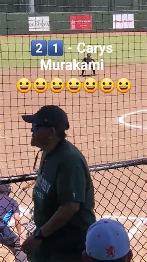 Carys Murakami First Hit Against Cal Poly! (4/25/26) #gobows #collegesoftball #hawaiisoftball