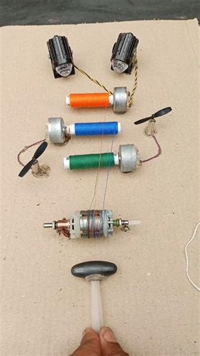 I generated electricity by rotating a generator through the process of magnetic attraction.”