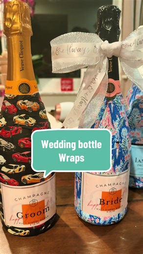 @Beau Bottles For the win with these cute wedding patterns to elevate our wedding morning Prosecco and Champagne. They were quick and simple to use and add such a fun touch to the bottles 🥂🍾💍👰🏼🩵 #beaubottles #wedding #weddingdrinks #prosecco #champagnetoast