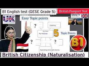 Full Test B1 English test (GESE Grade 5) | SELT British Citizenship| Trinity College London ILR UK
