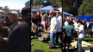 Damn: Huge Brawl Breaks Out While Tailgating At A Festival!