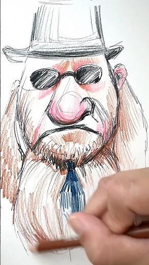 How to Draw Matteo Italian Brain Rot character #italianbrainrot #memedrawing