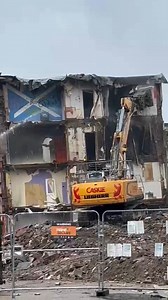Work to demolish derelict flats at Port Glasgow’s Clune Park estate is continuing to progress | Greenock Telegraph
